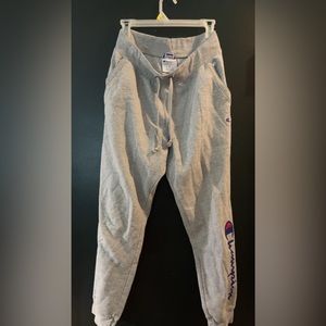 Grey champion sweatpants! Soft and comfortable!